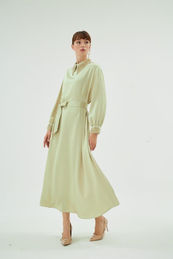  - CORALIE ÇAĞLA YEŞİLİ ELBİSE (1)