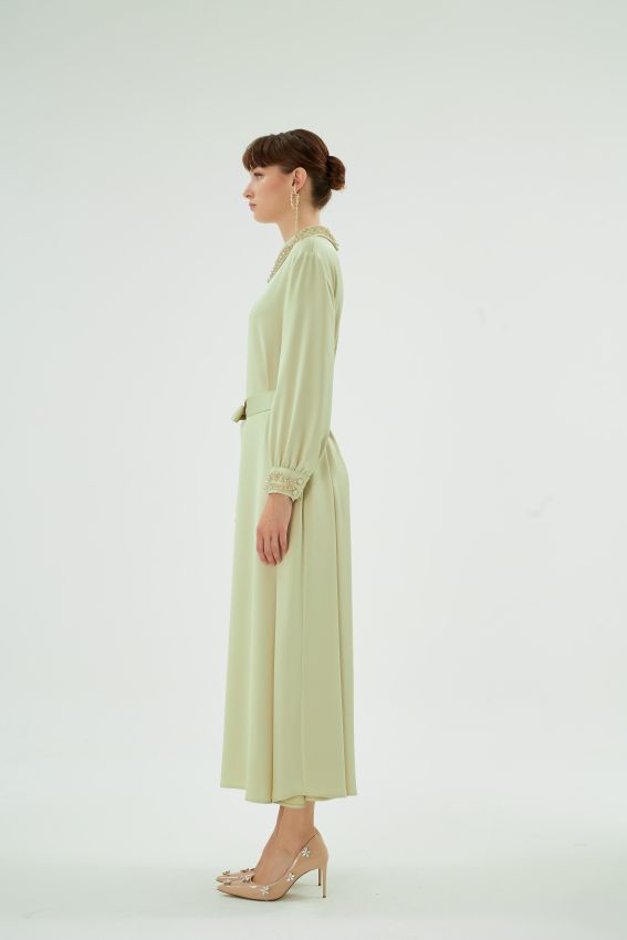 CORALIE ÇAĞLA YEŞİLİ ELBİSE