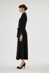 CORALIE SİYAH ELBİSE - Thumbnail