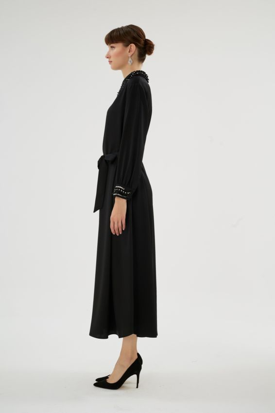 CORALIE SİYAH ELBİSE