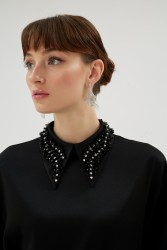 CORALIE SİYAH ELBİSE - Thumbnail