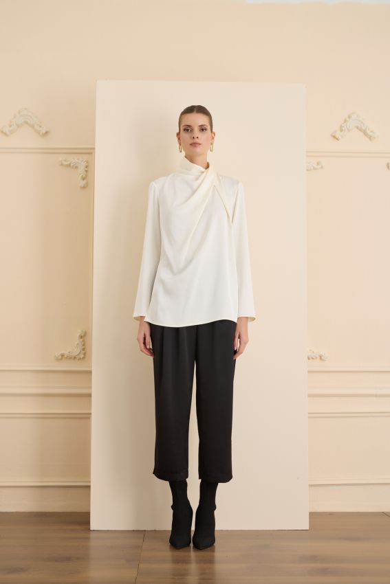 Senna - CRISTALLE BLUZ EKRU