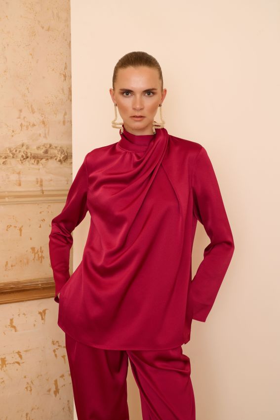 Senna - CRISTALLE BLUZ VİŞNE (1)