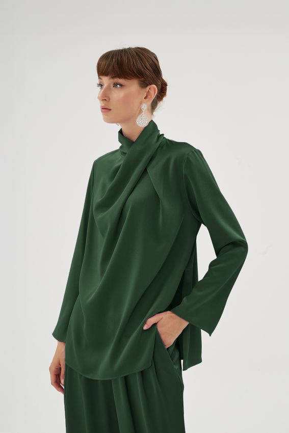 CRISTALLE BLUZ ZÜMRÜT