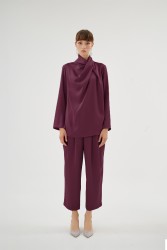 CRISTALLE BLUZ MÜRDÜM - Thumbnail