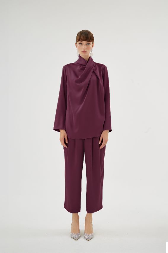 Senna - CRISTALLE BLUZ MÜRDÜM