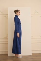 CRISTALLE ELBİSE LACİVERT - Thumbnail