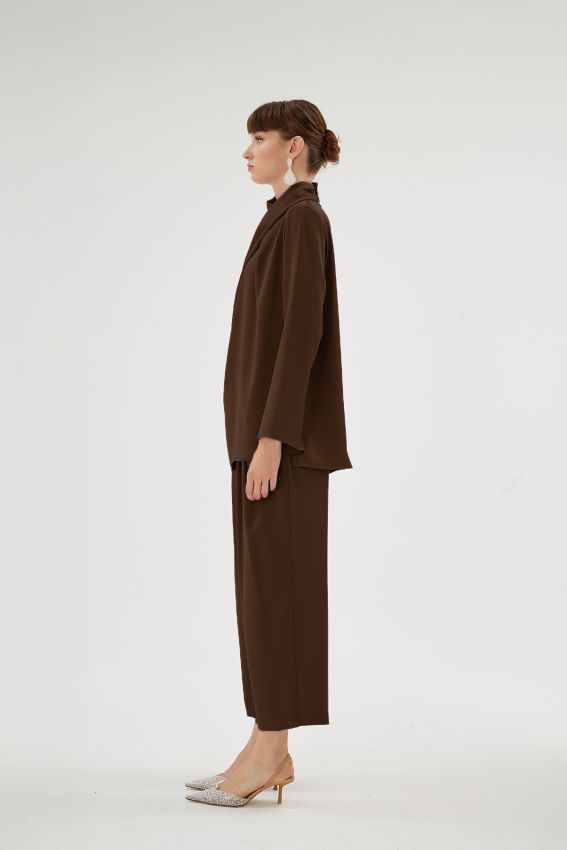 Senna - CRISTALLE KAHVE PANTOLON (1)