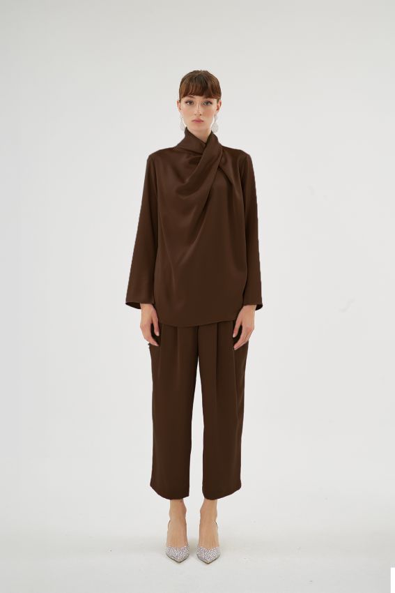 CRISTALLE KAHVE PANTOLON