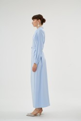 CRISTALLE AÇIK MAVİ ELBİSE - Thumbnail