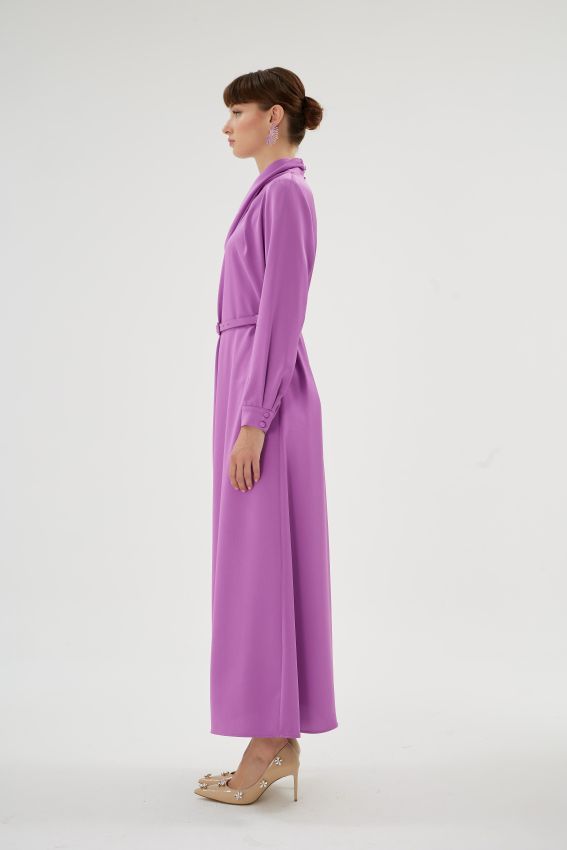 CRISTALLE MOR ELBİSE