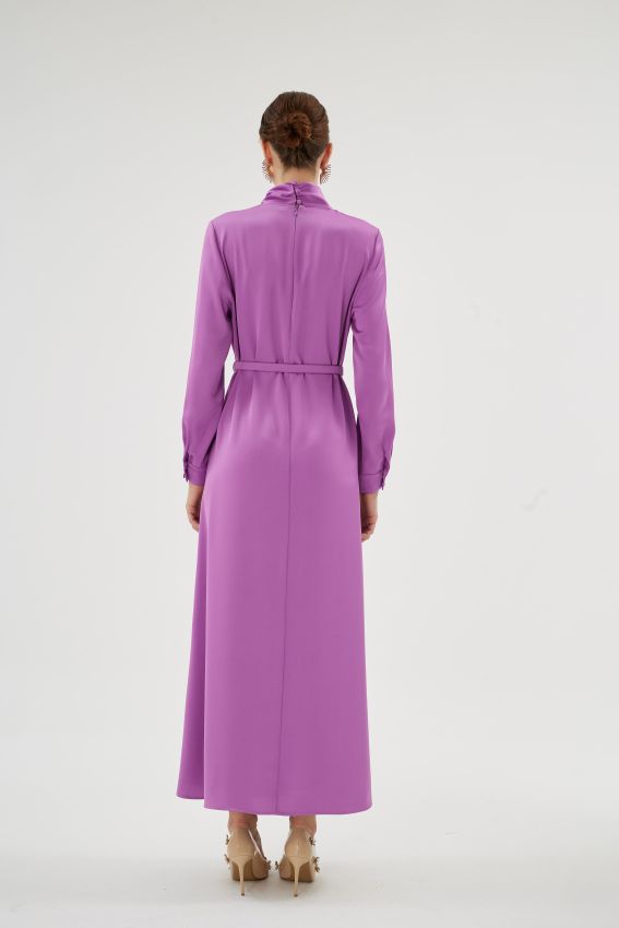 CRISTALLE MOR ELBİSE