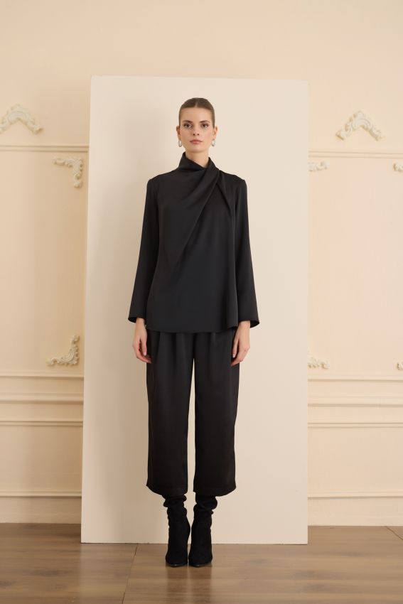 Senna - CRISTALLE PANTOLON SİYAH