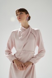 CRISTALLE PUDRA ELBİSE - Thumbnail