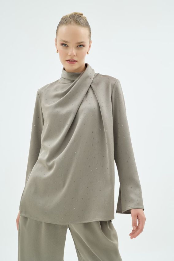 CRISTALLE TAŞLI BLUZ TAŞ