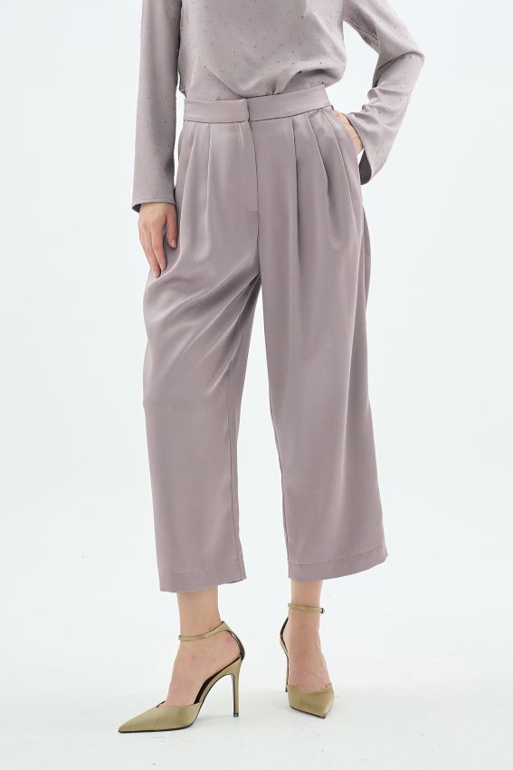 Senna - CRISTALLE TAŞLI PANTOLON TAŞ