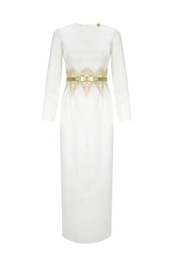  - DIVANITA DRESS EKRU