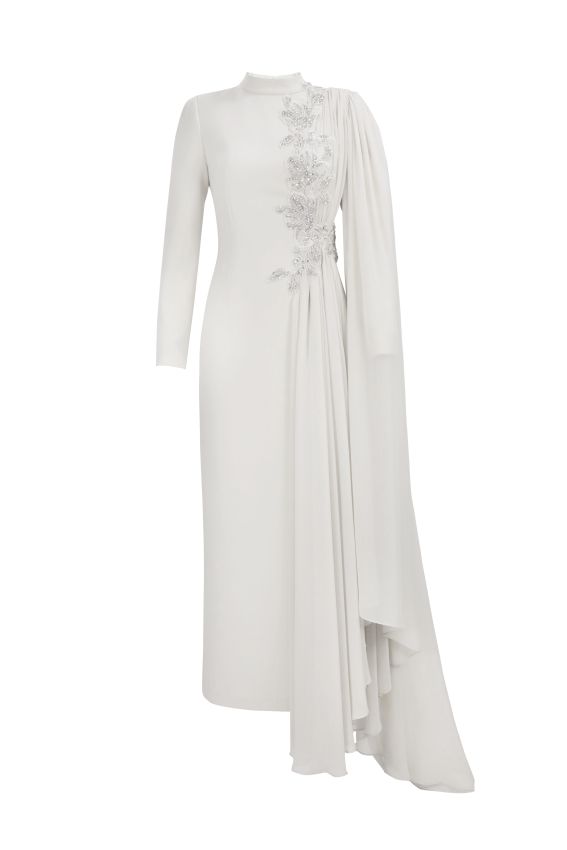  - CAPONLLY DRESS EKRU