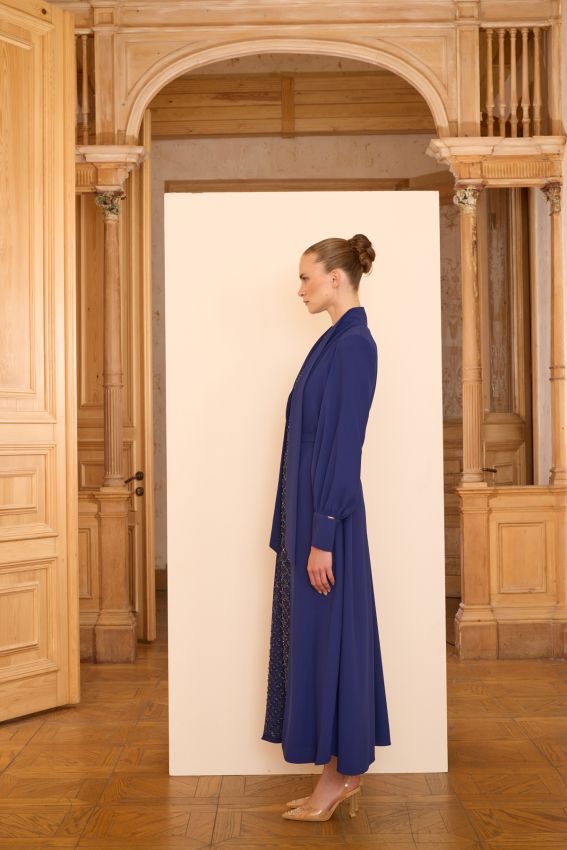 DOROTA ELBİSE LACİVERT