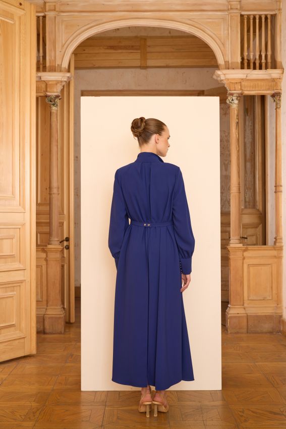 DOROTA ELBİSE LACİVERT