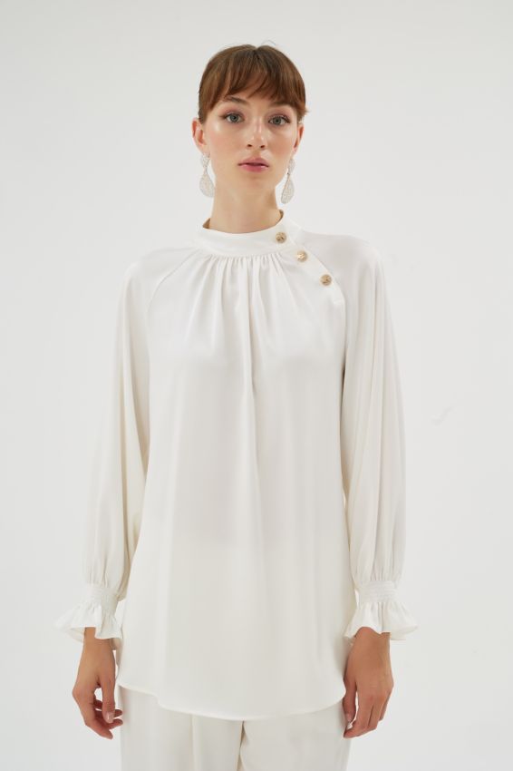  - ELEGANCE BLUZ EKRU