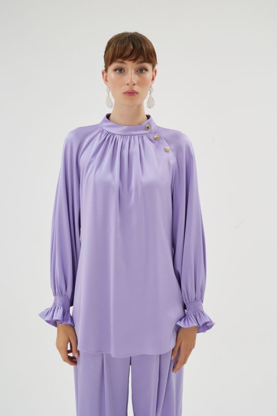  - ELEGANCE BLUZ LİLA