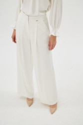 ELEGANCE PANTOLON EKRU - Thumbnail