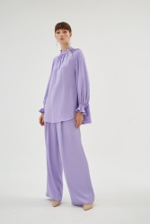ELEGANCE PANTOLON LİLA - Thumbnail