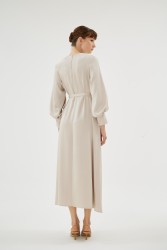 ELIZA ELBİSE BEJ - Thumbnail