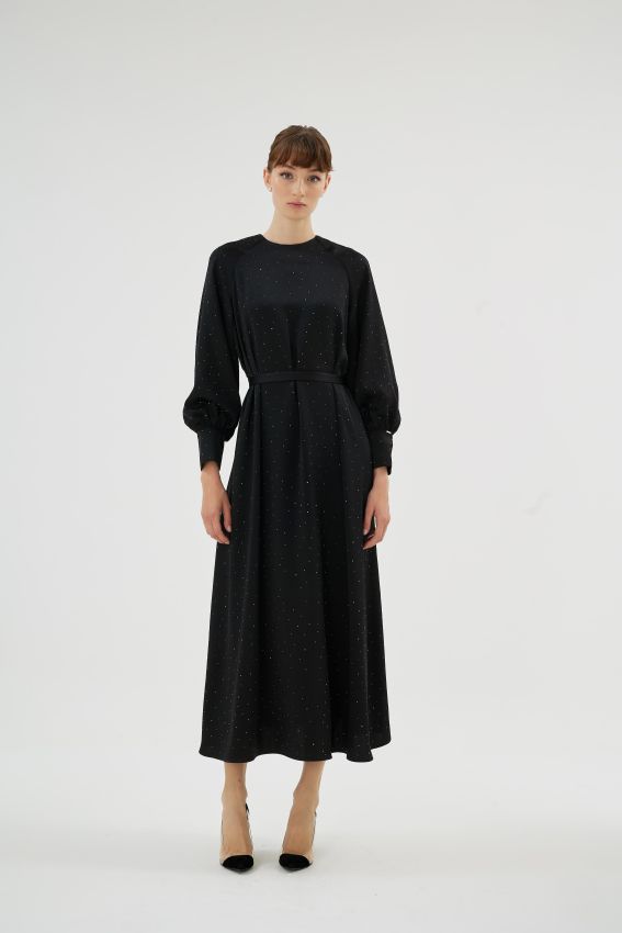  - ELIZA ELBİSE SİYAH 