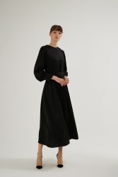 ELIZA ELBİSE SİYAH - Thumbnail