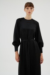 ELIZA ELBİSE SİYAH - Thumbnail