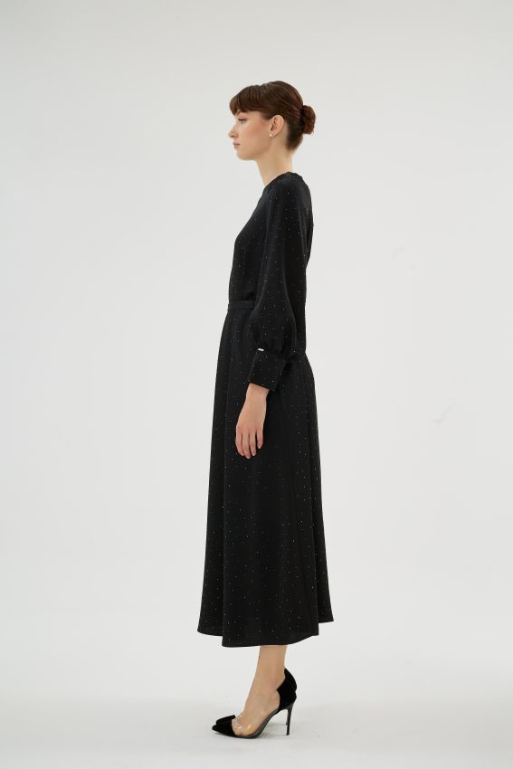 ELIZA ELBİSE SİYAH 