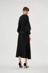 ELIZA ELBİSE SİYAH - Thumbnail