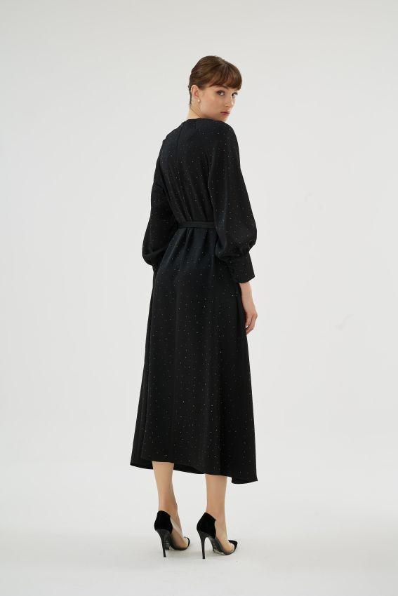 ELIZA ELBİSE SİYAH 