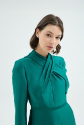 EMERELLE ELBİSE ZÜMRÜT - Thumbnail