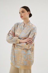 ENDIVE MAVİ BOMBER - Thumbnail