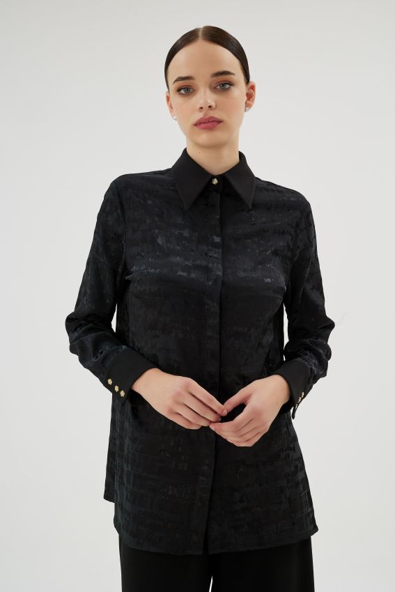  - ENDIVE SİYAH GÖMLEK (1)