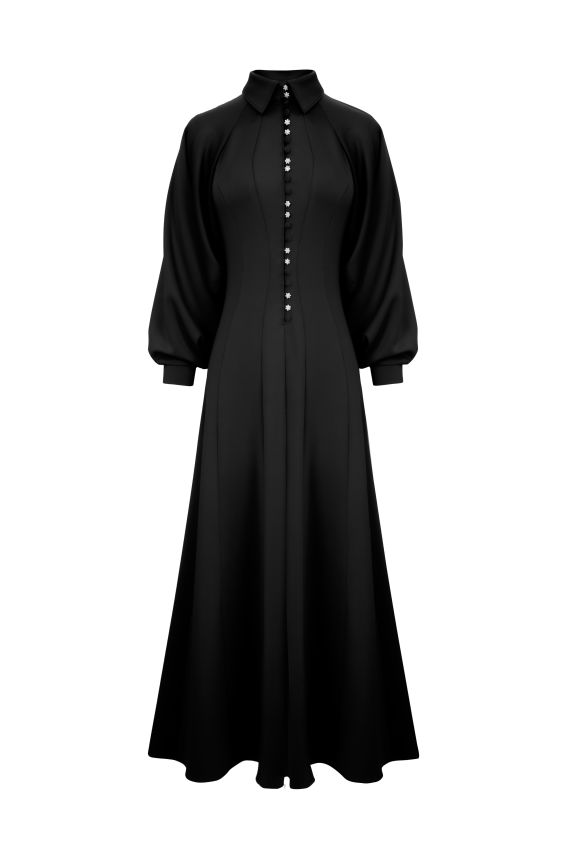 Senna - ERMIOLITA DRESS SİYAH