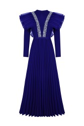 FAMBELLE ELBİSE SAX - Thumbnail