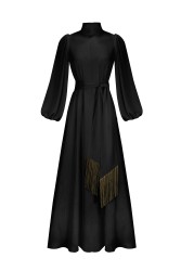 FERRANDIZ SİYAH ELBİSE - Thumbnail