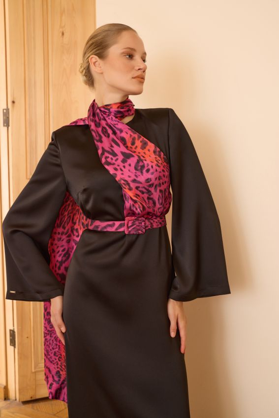 Senna - FIORE ELBİSE FUŞYA (1)