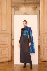 FIORE ELBİSE SAKS - Thumbnail