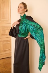 FIORE ELBİSE YEŞİL - Thumbnail