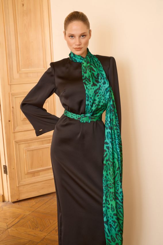 FIORE ELBİSE YEŞİL