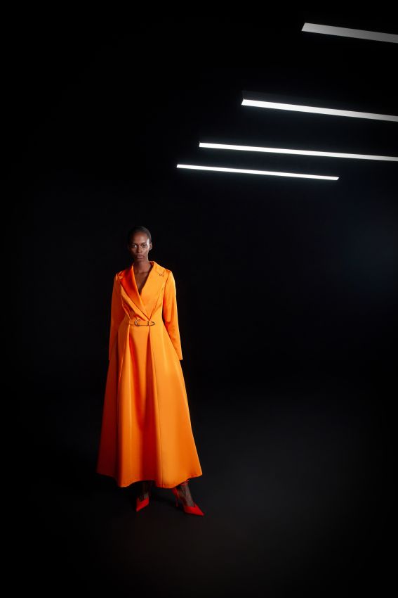 Senna - FREESIA DRESS TURUNCU