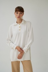 GLISSIA BLUZ EKRU - Thumbnail
