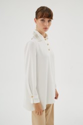 GLISSIA BLUZ EKRU - Thumbnail