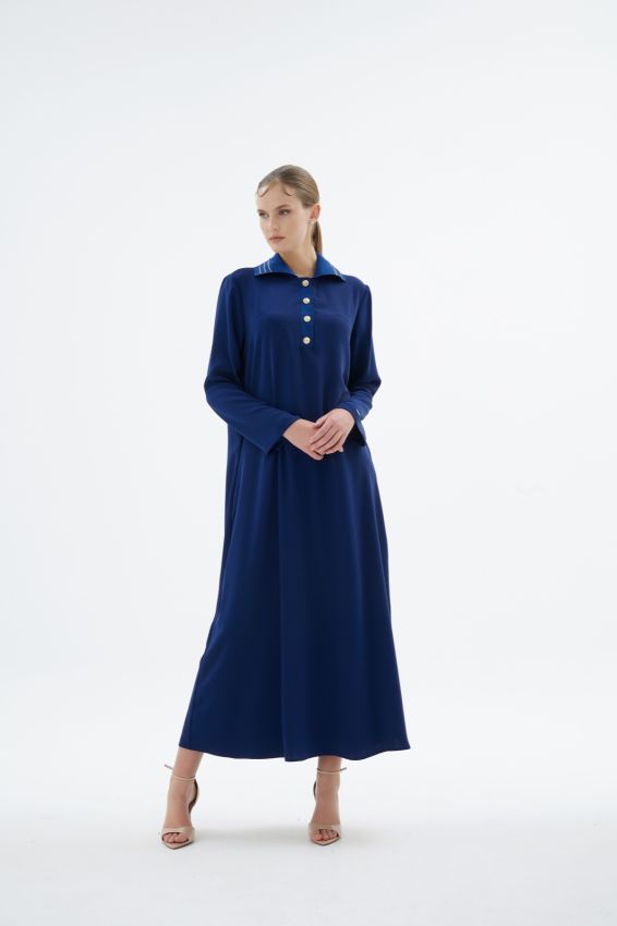  - GLISSIA ELBİSE LACİVERT (1)