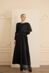 HAZEL ELBİSE SİYAH - Thumbnail